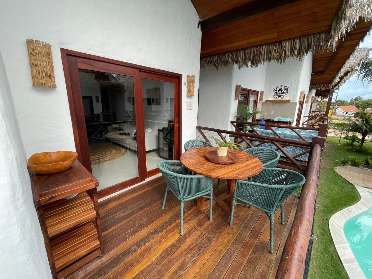 Ap Vila Mar Pe Na Areia Com Vista Para O Mar E Piscina Бара Гранде Екстериор снимка