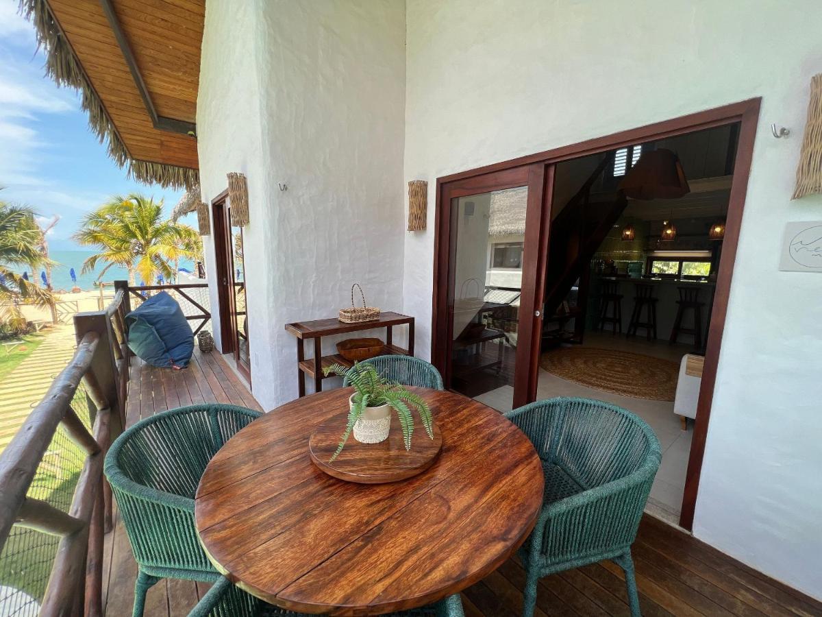 Ap Vila Mar Pe Na Areia Com Vista Para O Mar E Piscina Бара Гранде Екстериор снимка